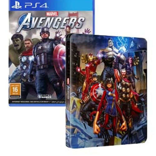 Marvel's Avengers (PS4) + LIMITED EDITION STEELBOOK Collector's Case